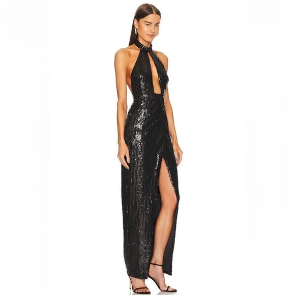 x REVOLVE Rick Gown in Black - Picture 3 of 8